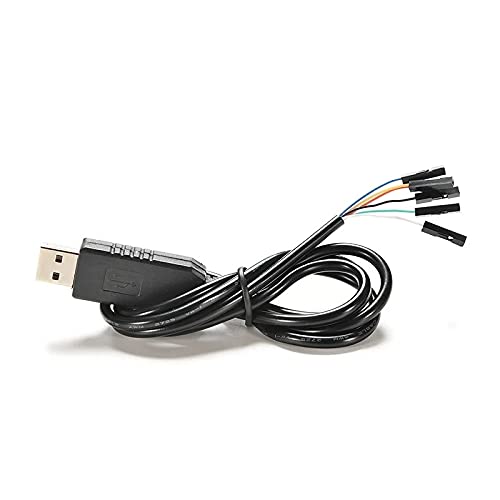 Techtonics USB to TTL Serial Cable Adapter FT232 USB Cable FT232RL TTL with CTS RTS 6pin-Black (B0977MLDZ2) Amazon Price History, Amazon Price Tracker