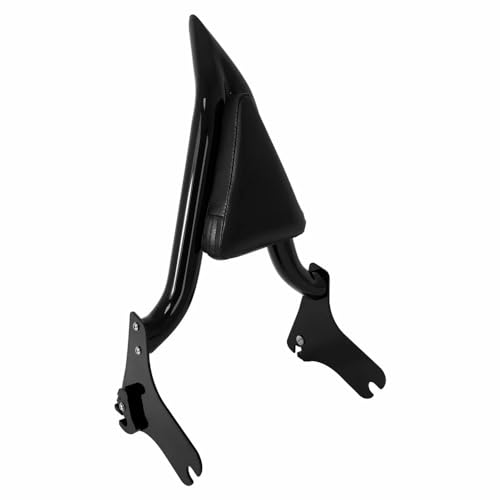 Coussin arrière amovible et étanche pour dossier de coffre de moto noire