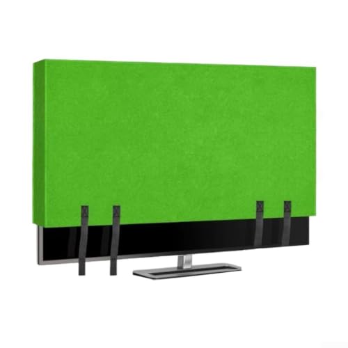 Funda de TV interior de fieltro gris para pantallas de 55 a 75 pulgadas 5
