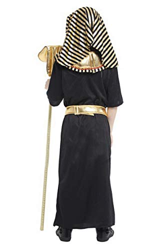 Brcus Boys Kids Egyptian Pharaoh Halloween Cosplay Costume Tunic Role Play Dress up