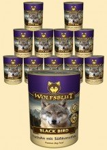 Wolfsblut Nassfutter Verschiedene Sorten in 12 x 395g (Black Bird)
