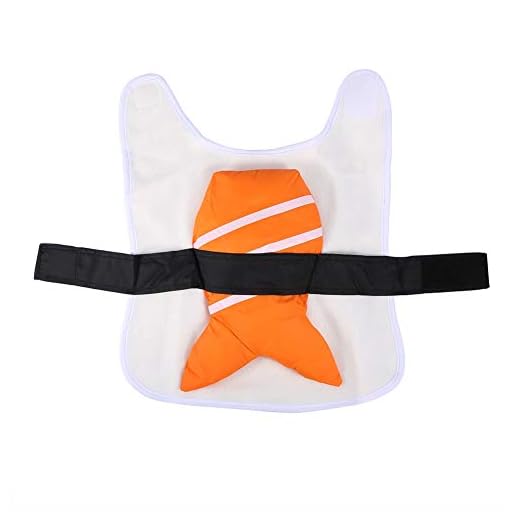 Sushi Chef - Ropa divertida para perros y mascotas, ropa de fiesta para cachorros (L)
