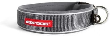 EzyDog Classic Neo Dog Collar, Reflective Small Dog Collar with Quick Release Buckle, for Small Medium & Large Dogs