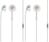 Koss CL3i Clear Transparent in-Ear Bud, Retro Style, in-Line Micrphone and Remote, 3.5mm Wired Plug (Pack of 2)