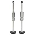 Ladder Stabilizer, 20'' Ladder Leveler Pair with Engraved Anti-Slip Pattern Adjustable Extension Ladder Leg Ground Leveler for Stable Platform and Ground Level for All Surfaces