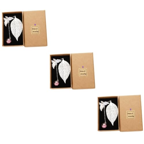 Marque-pages en forme de feuille pour fournitures de bureau et papeterie scolaires