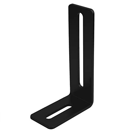Eoere 10 Pcs 4 Inches Black Adjustable L-Shape Corner Brace With Slot thumb #3
