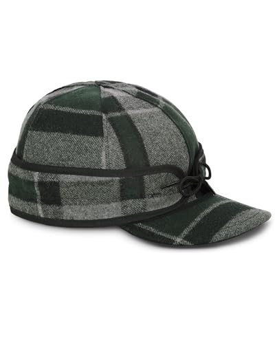 Image of Stormy Kromer The Original Cap, Wool Blend Hat, Warm Winter Outdoor Cap with Flannel Lining, Earflaps, for Men and Women