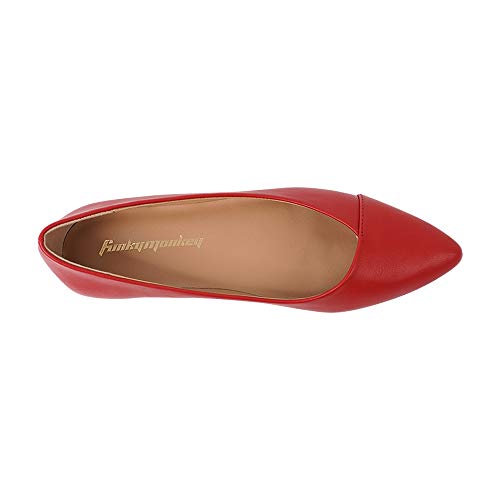 Image of FUNKYMONKEY Women's Classic Ballet Flats Casual Comfort Slip On Flats Shoes