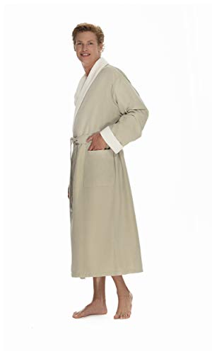 Image of Men's Luxury Hotel Robe by Boca Terry, Microfiber Spa & Resort Bath Robe | Soft, warm hotel-style bathrobe, full length