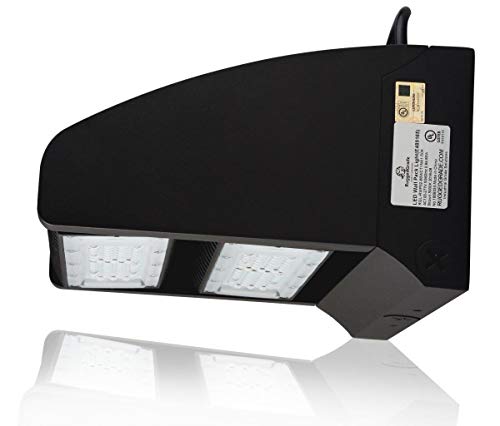 Exclusive Discount 90% Price 10,600 Lumen - 80 Watt Rotating Wall Pack - High Efficiency 130 Lumen to watt - Brown