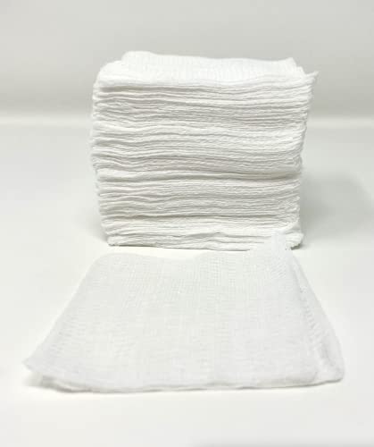 Gauze Surgical Sponges Cotton Non STERILE Woven 8-ply High Grade Quality 4"x4" Class I(a) All Purpose Pads Box of 500 miniatura 4