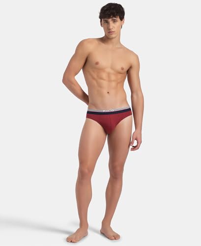 Image of Jockey US49 Men's Super Combed Cotton Solid Brief with Ultrasoft Waistband (Pack of 2)