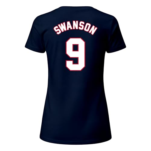 Camiseta para mujer USWNT de corte elástico que soluciona la falta de ajuste cómodo 5