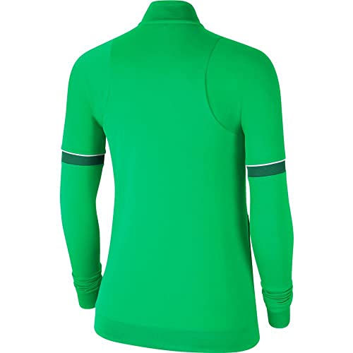 Nike Femme Women's Academy 21 Track Jacket, LT GREEN SPARK/WHITE/PINE GREEN/WHITE, S EU