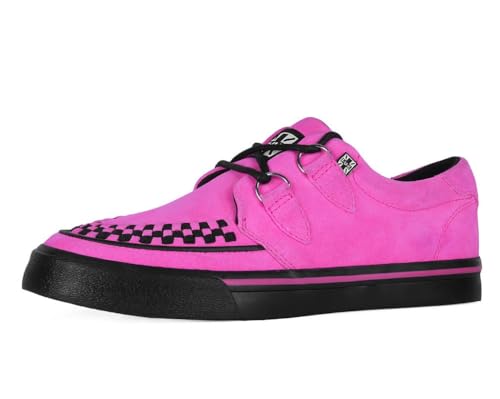 Image of TUK Suede Creeper Sneaker Shoes for Women and Men, D Ring Lace Up Shoes
