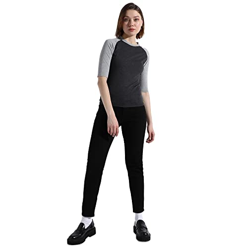 Image of PINACOLADA Grey Quarter Sleeves T-Shirts one Two Three