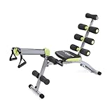 Wonder Core V2 Upgraded Adjustable Workout Bench & Ab/Rowing Machine - Total Gym Style Core Workout Equipment for Ab Workouts, Upper Body & Sit-Up Exercise