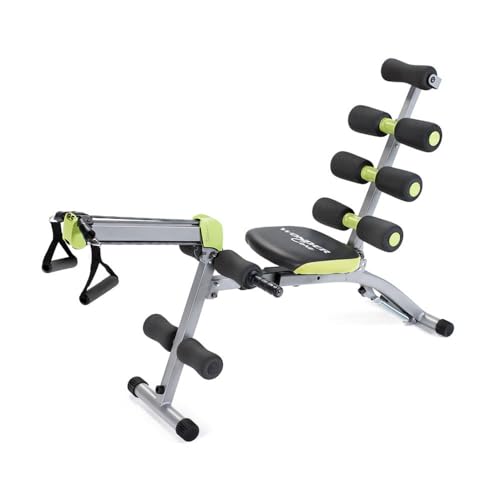Wonder Core V2 Upgraded Adjustable Workout Bench & Ab/Rowing Machine - Total Gym Style Core Workout Equipment for Ab Workouts, Upper Body & Sit-Up Exercise by WONDER CORE - Used condition - US$189.99