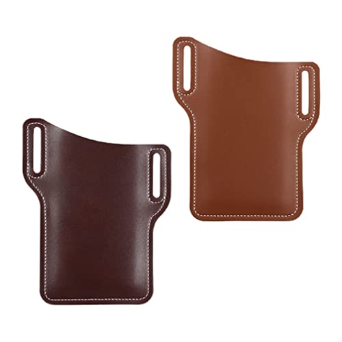 Pochette téléphone portable banane multifonctionnelle pour homme 2 pièces