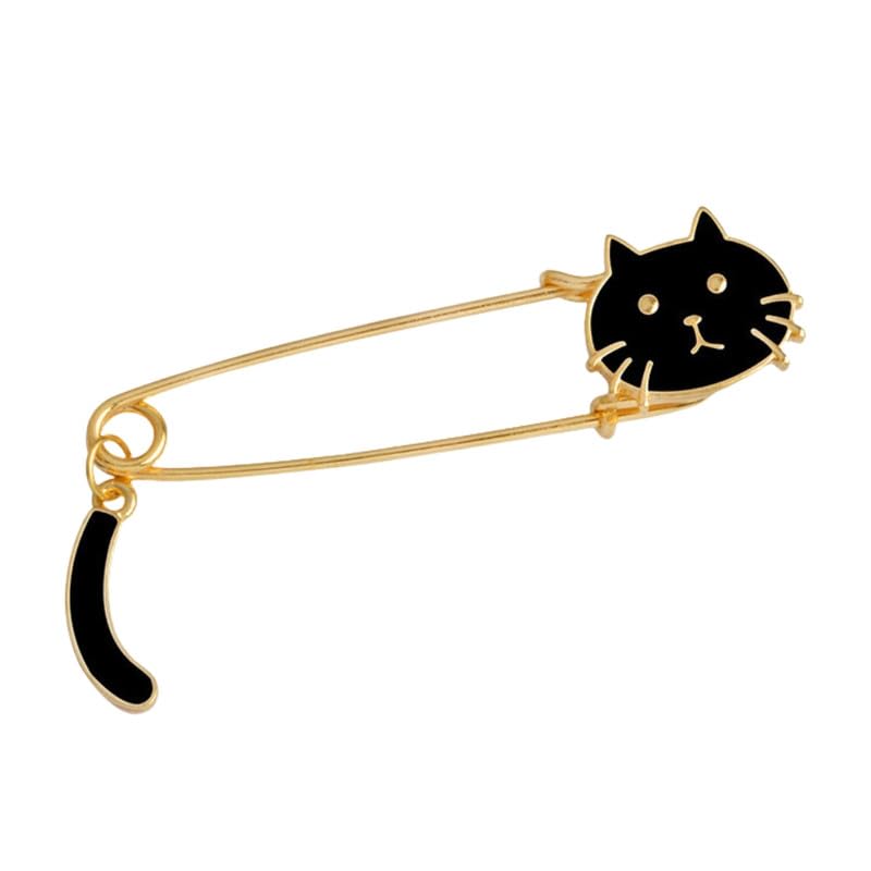 ftk Kitten Tail Safety Pin Anti Exposure Lightweight Brooch For Garments-picture-30
