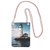 Funda compacta para mujer: mide 5.9 x 8.25 x 0.6 pulgadas, esta elegante bolsa cruzada combina alta seguridad y moda. Hace que sea fácil poner tus objetos pequeños como llaves, pintalabios, teléfono celular, dinero en efectivo, auriculares, tarjetas y servilletas para uso diario