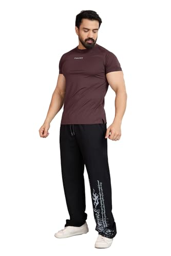 Image of FUAARK Men's Round Neck Slim Fit Gym Sports T-Shirt