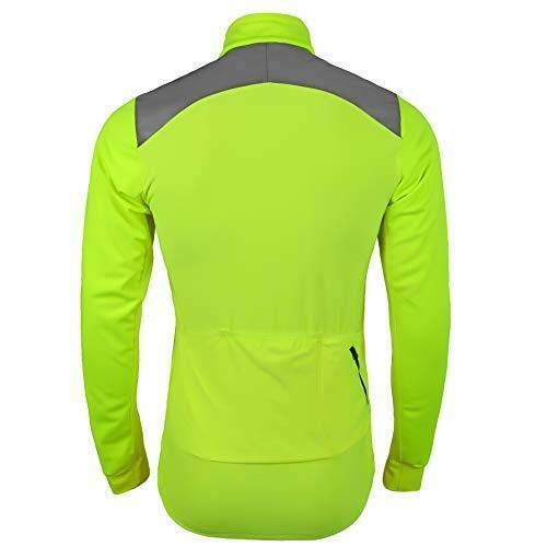 Zimco Pro Winter Cycling Jacket High Visibility Bicycle Thermal Jacket Bike (Small)