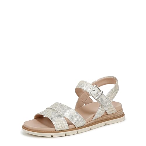 Dr. Scholl's Shoes Women's Timeless Fun Sandal, Off White Smooth, 9