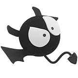 SHINYPASING 車両アンテナトッパーEVA素材ブラックデビルデザイン 車の屋根装飾 車のアンテナ信号強化チャーム 自動車外装アクセサリー用装飾品