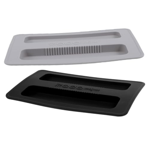 FIXOSHEE 2 piezas Superior de Silicona para Gris Negro Funda Práctica y para y Alargar Su Vida Útil para Cocinas y Uso Diario