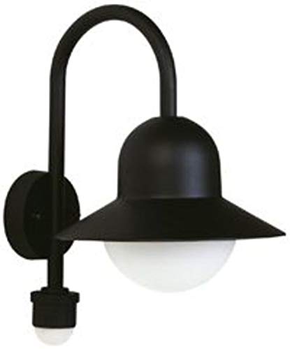 Albert Leuchten 0661 Wandleuchte mit Bewegungsmelder, schwarz - 660661 Cover