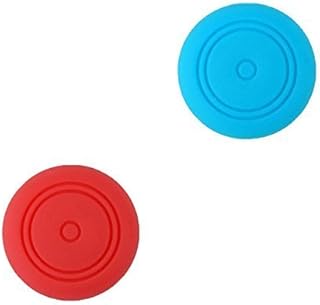Analog Controller Gamepad Thumb Stick Grips Thumbsticks Joystick Cap Cover for Nintendo Switch NS Controller Joy-Con (Red+Blue)