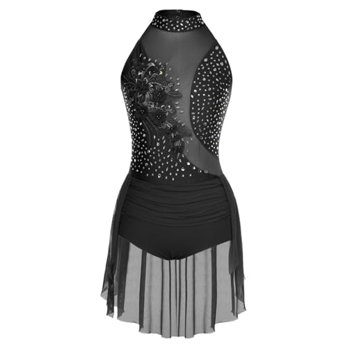 Justaucorps robe danse contemporaine femme strass pour en finir avec les tenues inconfortables