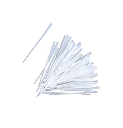 Top Brass Bead Peg-It, 100 Piece Bulk Pack, Natural Clear Color