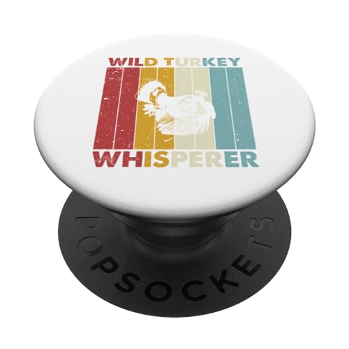 Hunting Dad Mom Whisperer - Hunter Vintage Wild Turkey PopSockets PopGrip Intercambiable