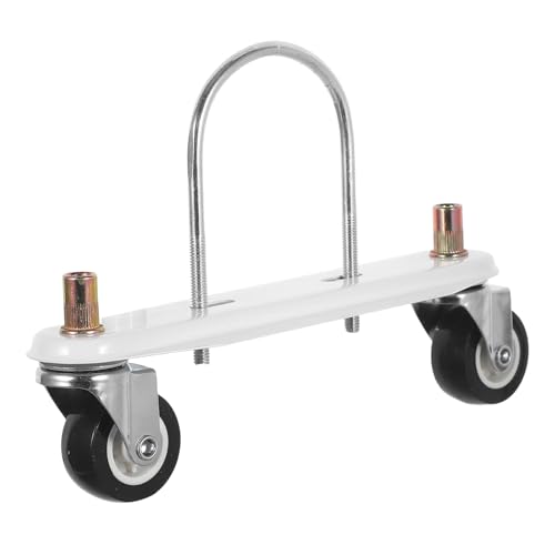 Support radiateur bain d'huile robuste avec crochets en U et plaques blanches