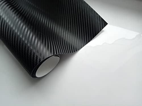 film covering carbone noir 3D vinyle adhesif thermoformable (152 x 50 cm)