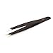 SEKI EDGE SS-500- Black Stainless Steel Slant Tweezer