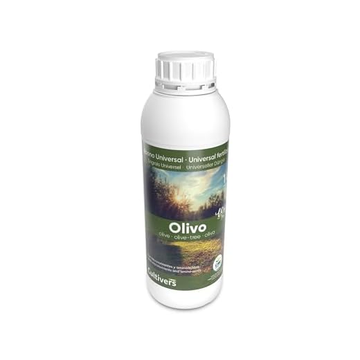 CULTIVERS Fertilizante Olivo Ecológico Líquido 1 L. Abono 100% Orgánico con Macronutrientes y Micronutrientes. Mejora la fructificación, cantidad y Calidad de la Oliva