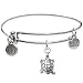 Bangle Bracelet and Turtle Charm