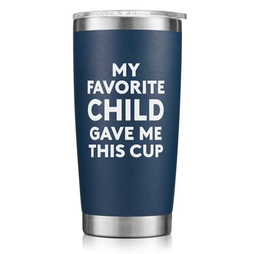 NOWWISH My Favorite Child Gave Me This Cup - 20oz Tumbler for Dad, Funny Christmas Gifts from...