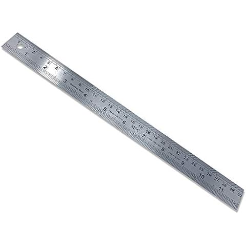 MSC 30 cm Stainless Steel Ruler for Accuracy Cover
