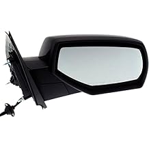Kool Vue Passenger Side Power Heated Mirror for Chevrolet Silverado 1500 GMC Sierra 1500 2014-2018 Manual Fold Without Signal Light, Blind Spot Monitor, Memory & Puddle Lamp Paintable