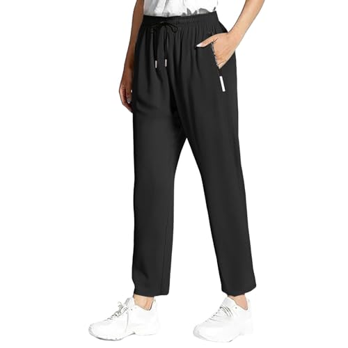 Image of Pants for Women Over 50, Ice Silk Womens Casual Ice Silk Breathable Pants