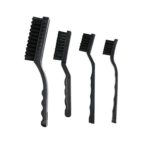 10pcs/Set Anti Static Brush ESD Cleaning Brush Tool Kit Safe Synthenic Fiber Details for Mobile Phone Tablet PCB BGA Repair Work