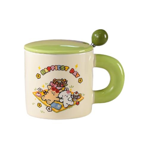 Taza de cachorro de 400 ml con tapa para tus mañanas en el hogar 6