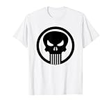 punisher marvel knights vol 2 Ligero, Encaje clasico, Manga de doble puntada y bastilla baja