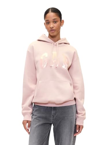 La mejor selección de Sudaderas sin capucha para Mujer favoritos de las personas. 42 GAP - Sudadera con Capucha y Logotipo para Mujer, sin Cierre, Color Rosa, Talla XL, Rosa aburrida, X-Large