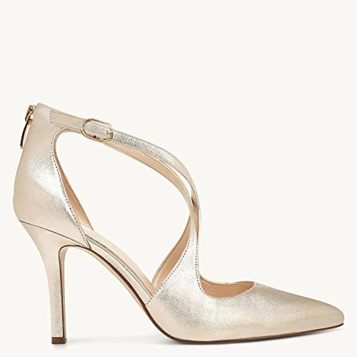 Image of Womens Pumps High Heels Pointed Toe Crossed Strap D'Orsay Zip up Stilettos Party Dress Shoes